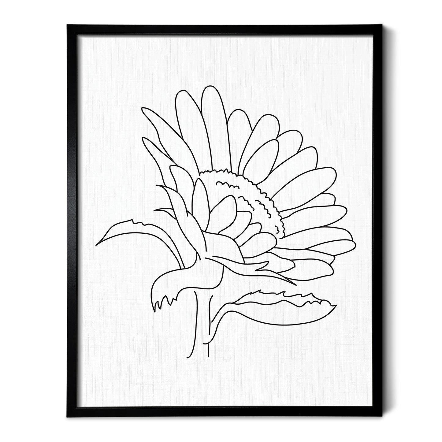 Sunflower Flower Art Print