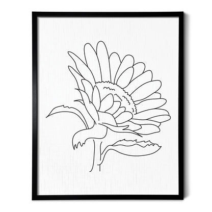Sunflower Flower Art Print