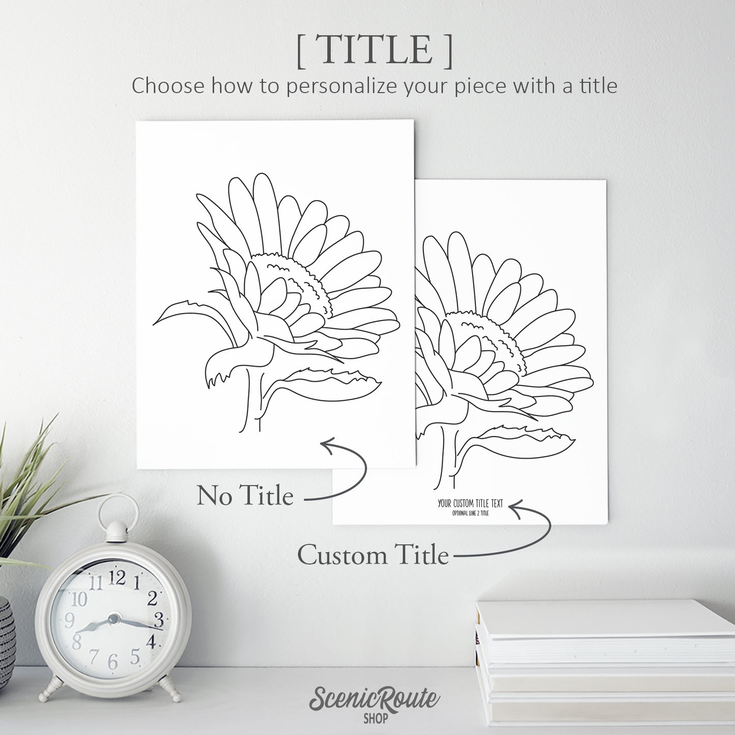Sunflower Flower Art Print