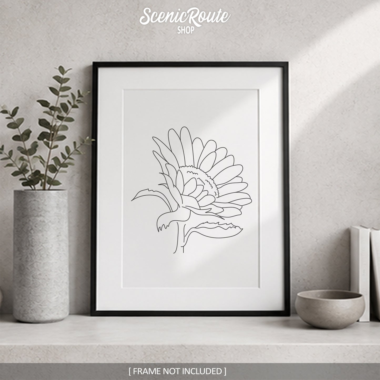 Sunflower Flower Art Print
