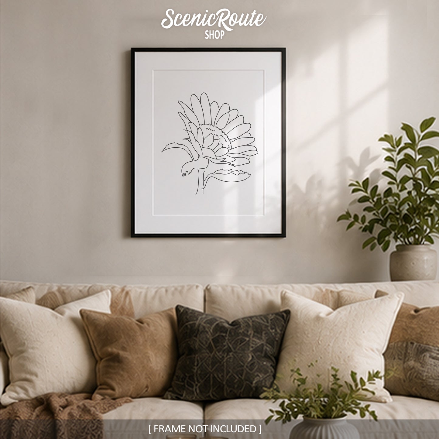 Sunflower Flower Art Print