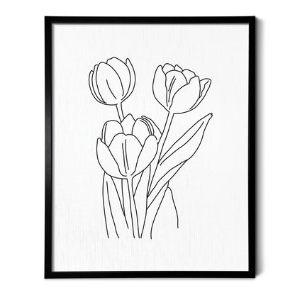 Tulip Flower Art Print
