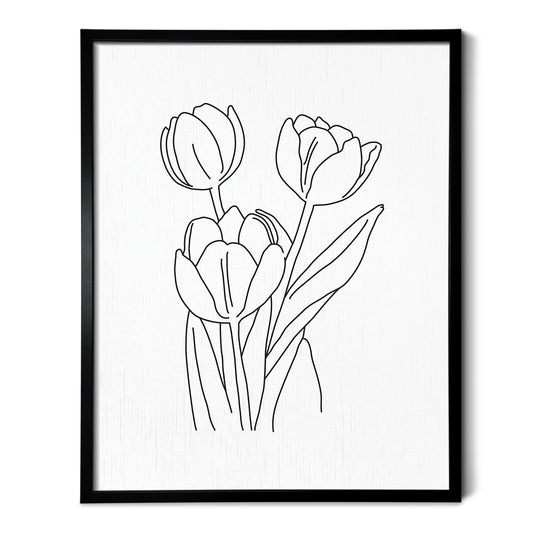 Tulip Flower Art Print