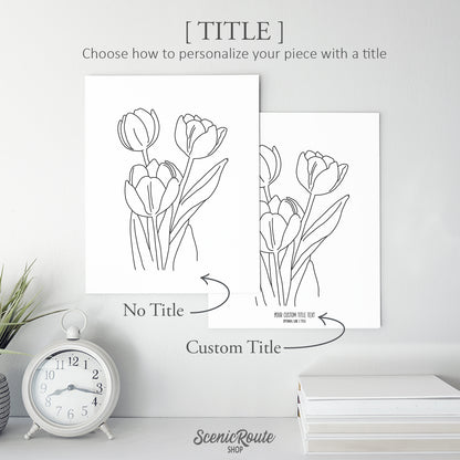 Tulip Flower Art Print