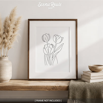 Tulip Flower Art Print