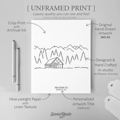 Cabin Art Print