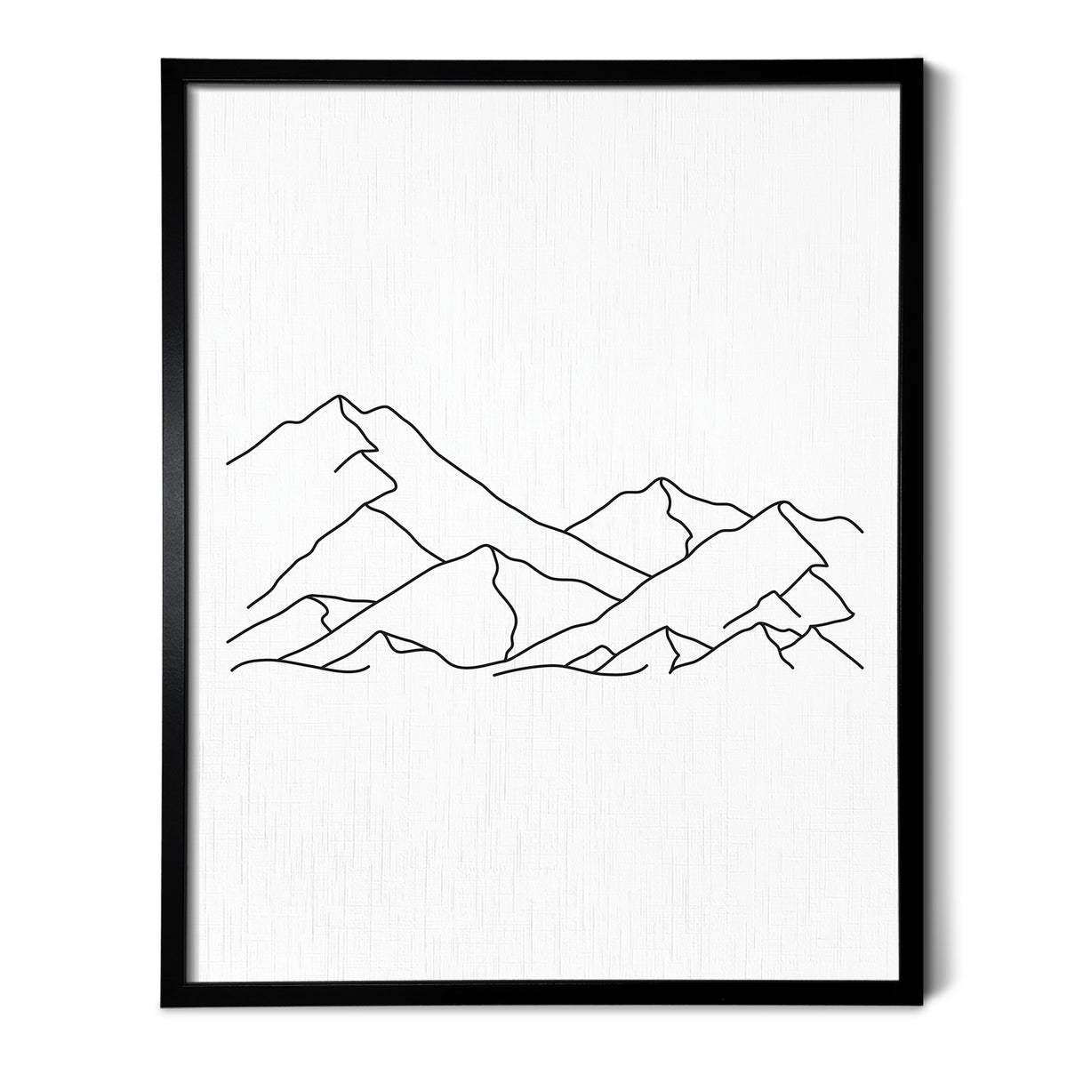 Mountain Range Art Print