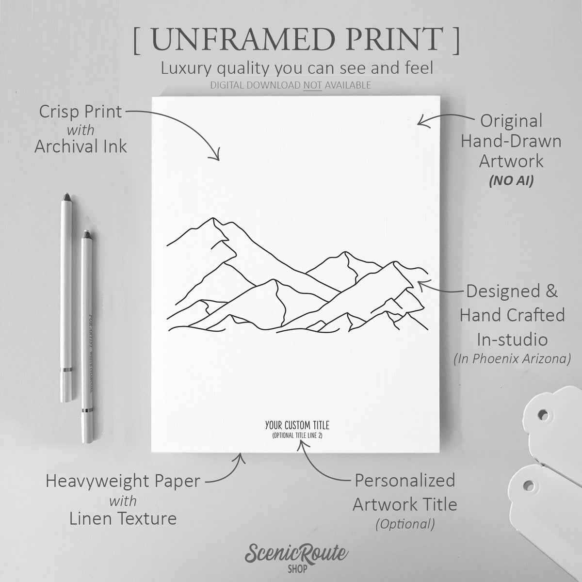 Mountain Range Art Print