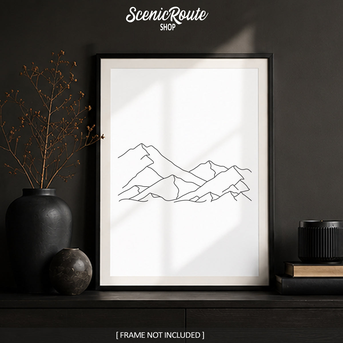 Mountain Range Art Print