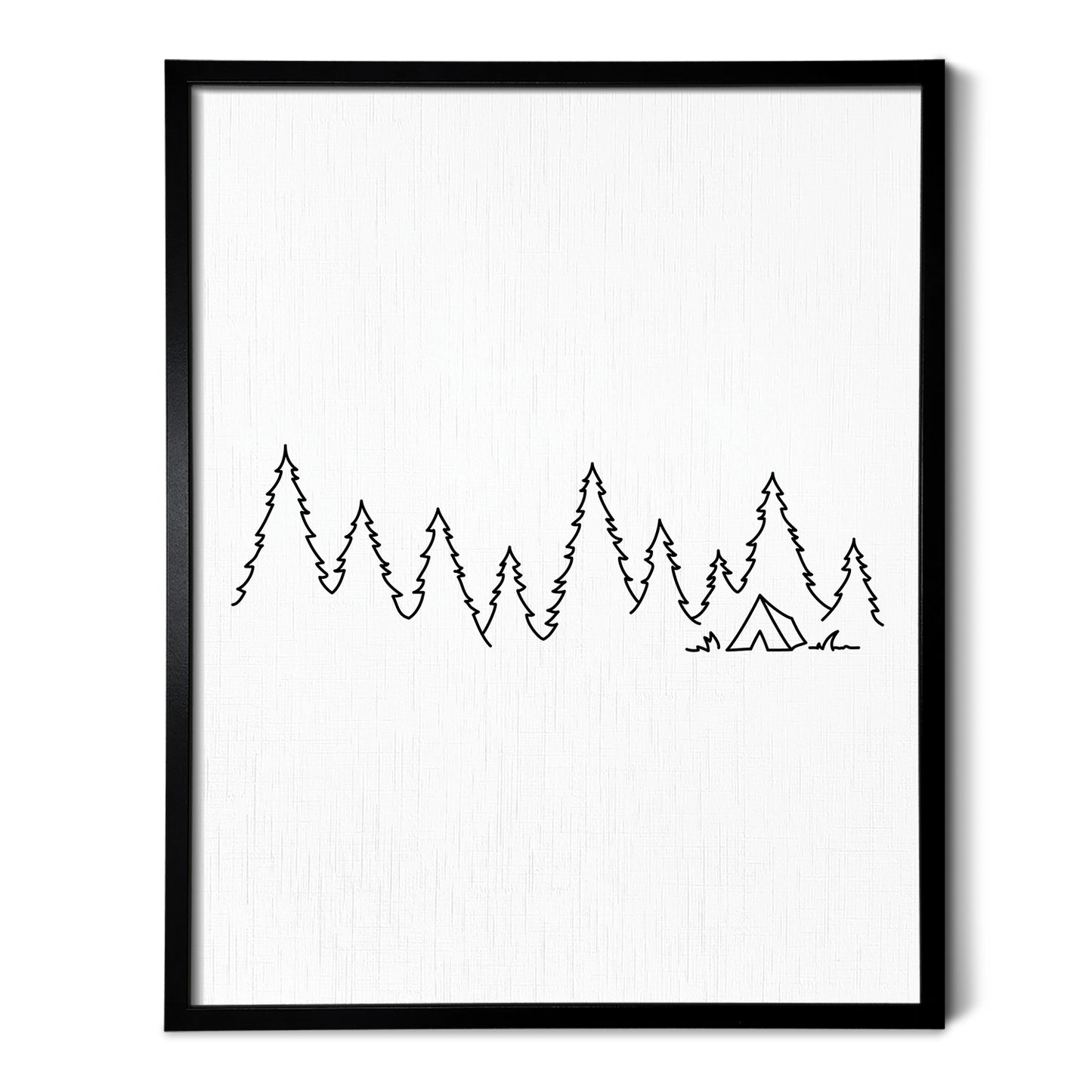 Camping Art Print
