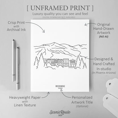Colorado Breckenridge Art Print
