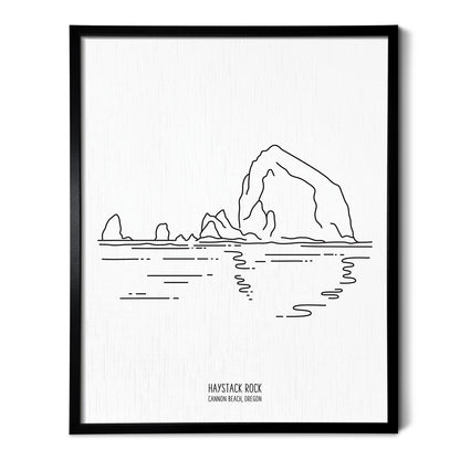 Oregon Haystack Rock Art Print