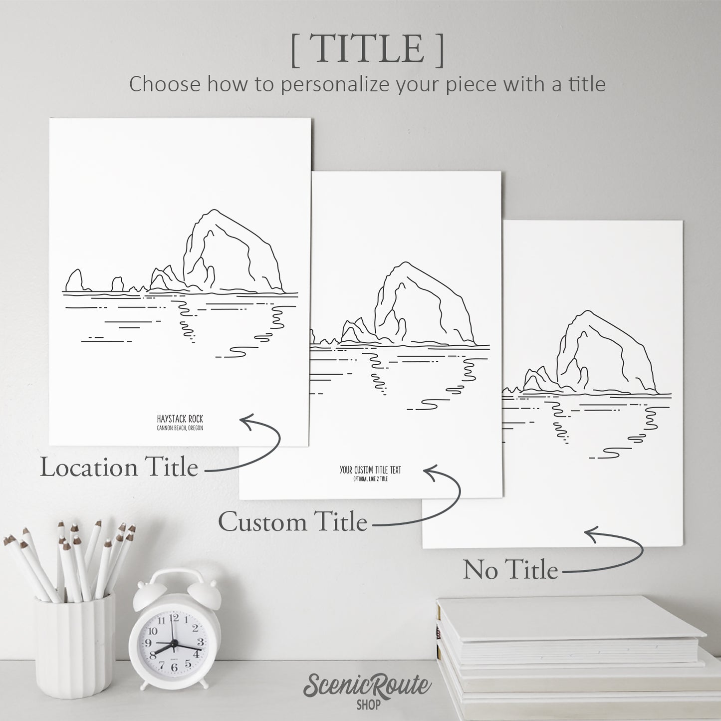 Oregon Haystack Rock Art Print