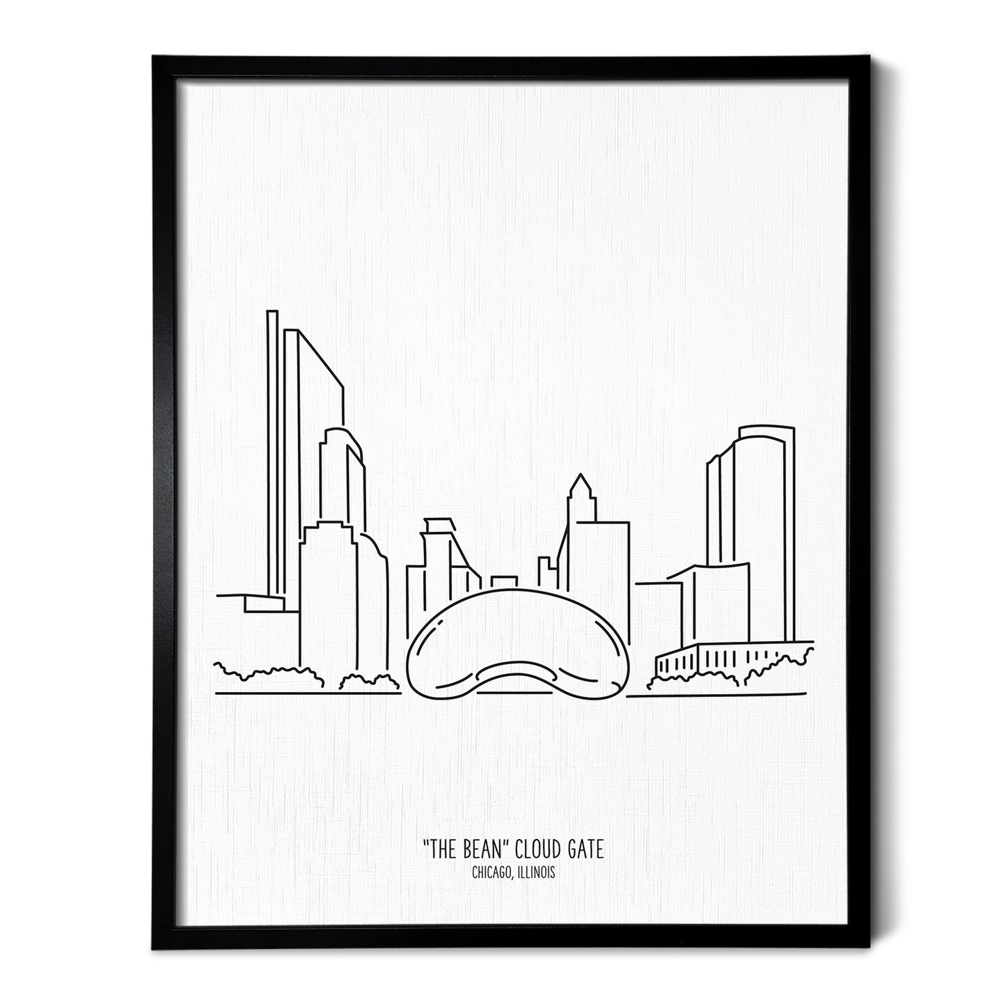Chicago "Bean" Cloud Gate Sculpture Art Print