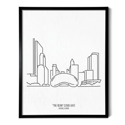 Chicago "Bean" Cloud Gate Sculpture Art Print