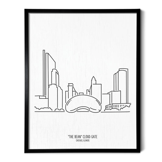 Chicago "Bean" Cloud Gate Sculpture Art Print