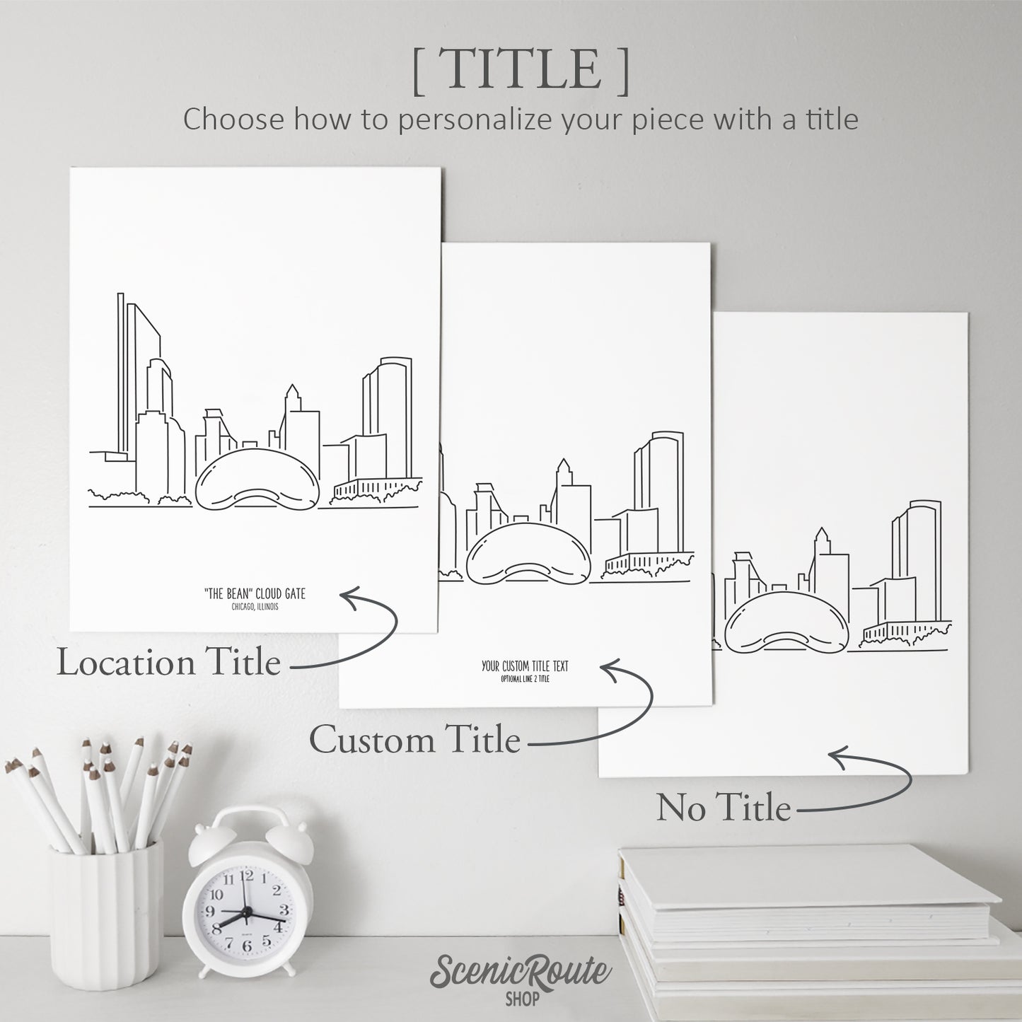 Chicago "Bean" Cloud Gate Sculpture Art Print