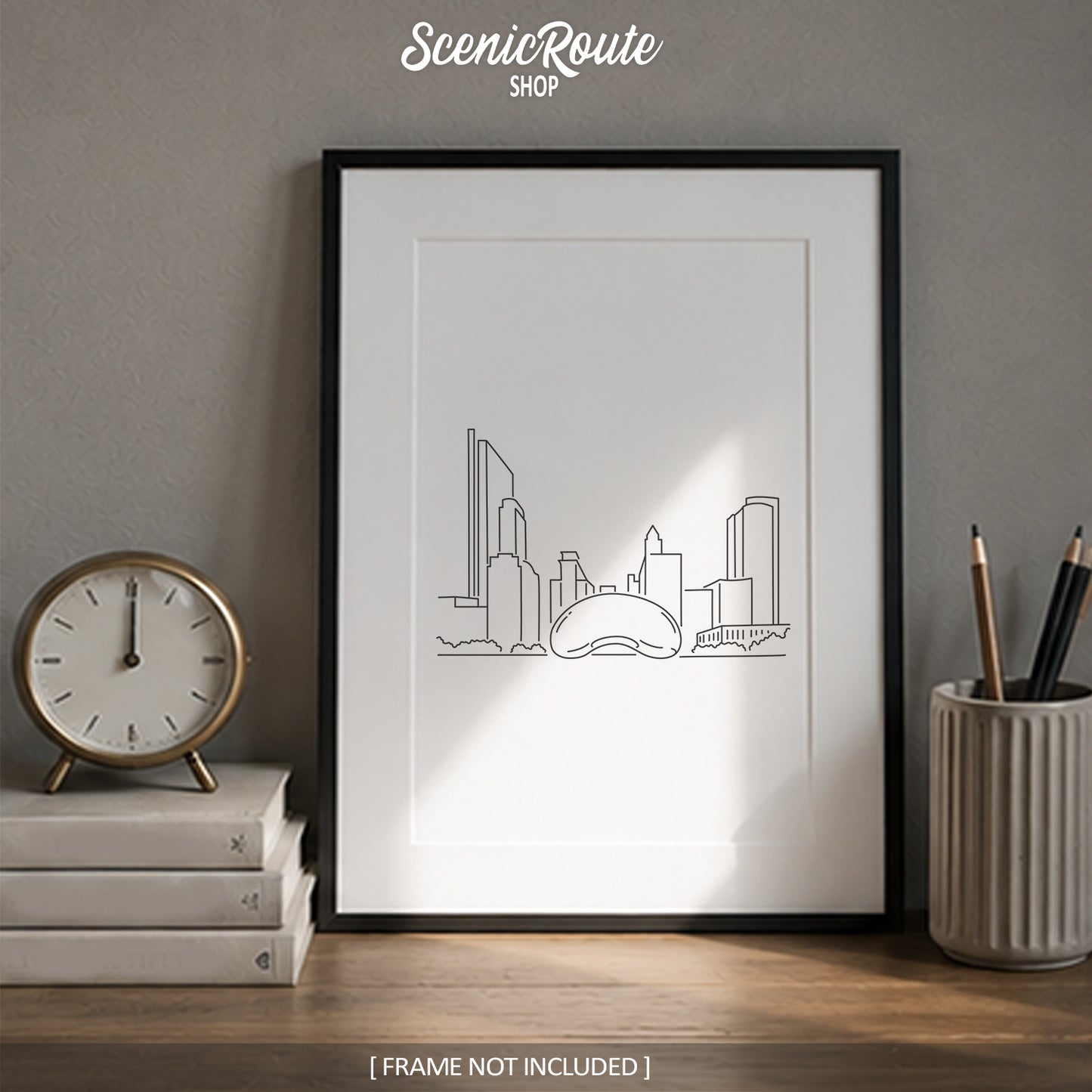 Chicago "Bean" Cloud Gate Sculpture Art Print