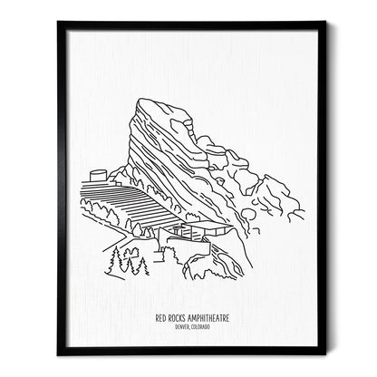 Denver Red Rocks Amphitheater Art Print