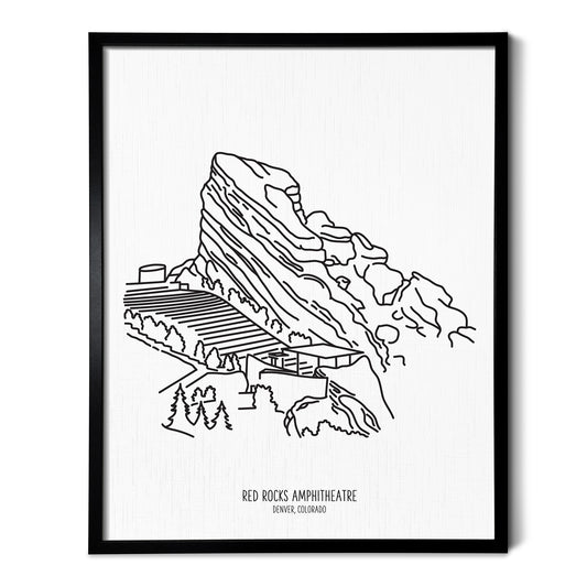 Denver Red Rocks Amphitheater Art Print