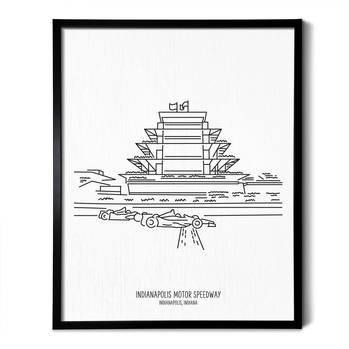 Indianapolis Speedway Pagoda Art Print