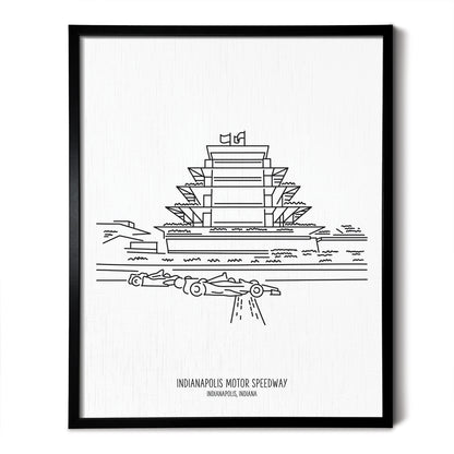 Indianapolis Speedway Pagoda Art Print