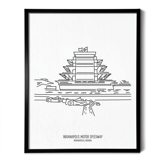Indianapolis Speedway Pagoda Art Print