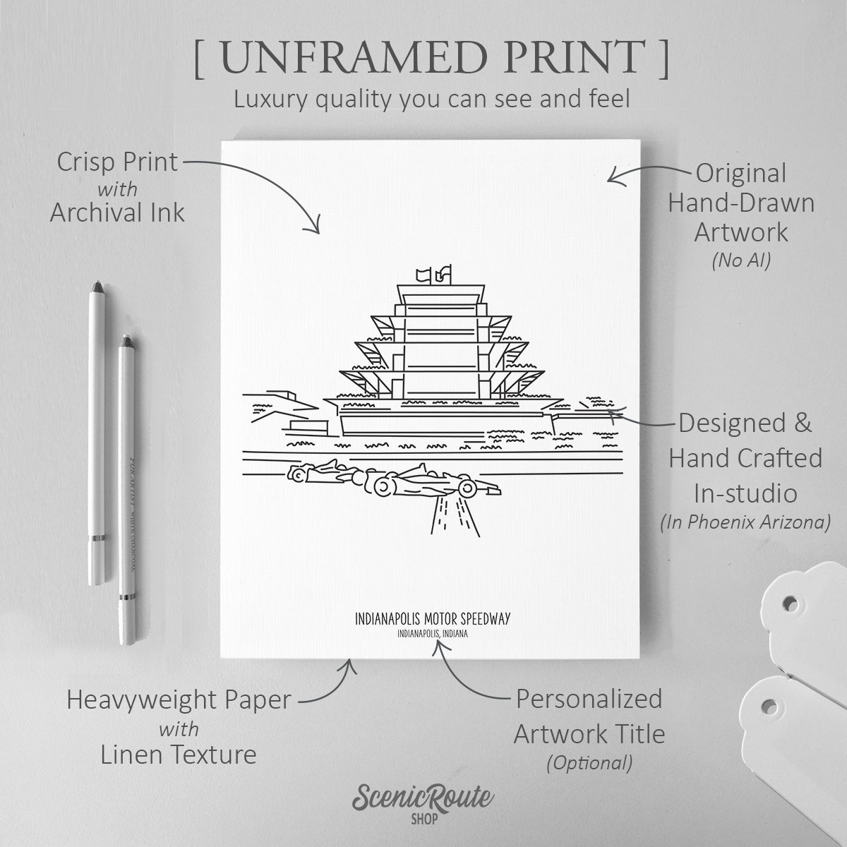 Indianapolis Speedway Pagoda Art Print