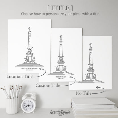 Indianapolis Soldiers & Sailors Monument Art Print
