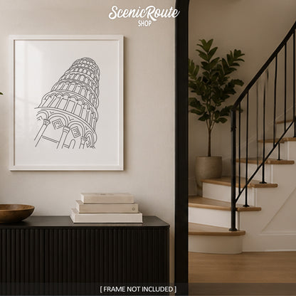 Italy Leaning Tower of Pisa Art Print