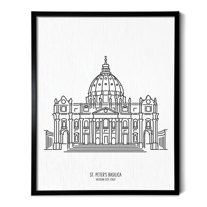 Italy Saint Peters Basilica Rome Art Print