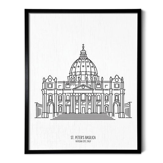 Italy Saint Peters Basilica Rome Art Print