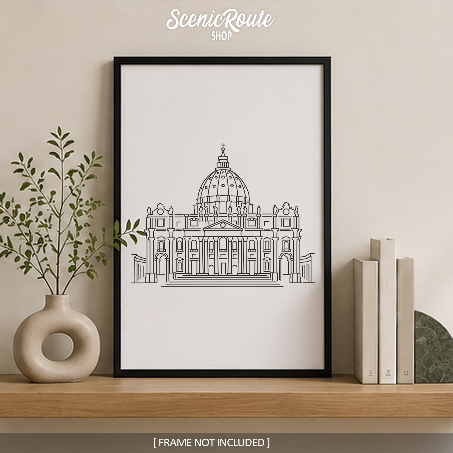 Italy Saint Peters Basilica Rome Art Print