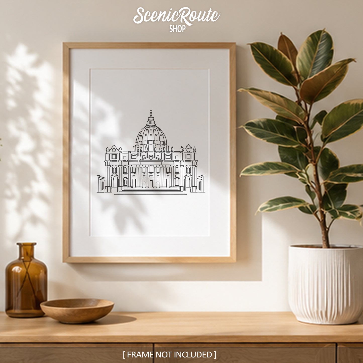 Italy Saint Peters Basilica Rome Art Print