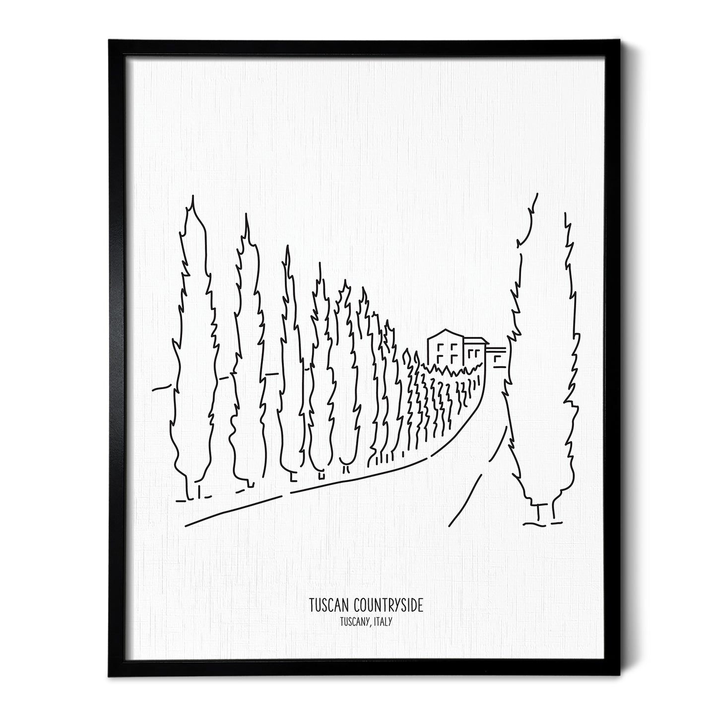 Italy Tuscany Drive Art Print
