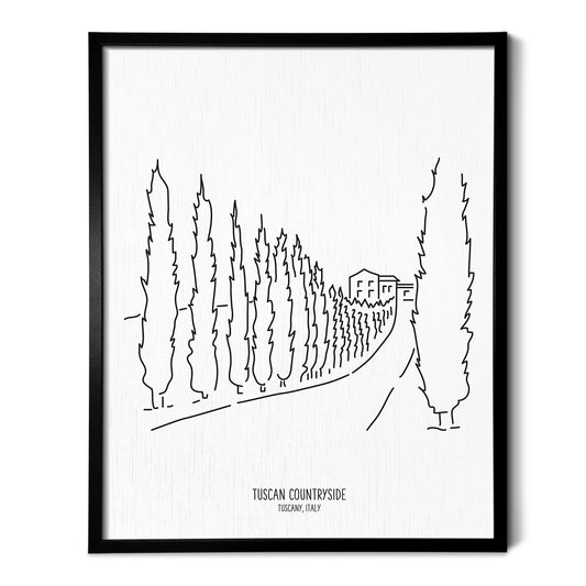 Italy Tuscany Drive Art Print