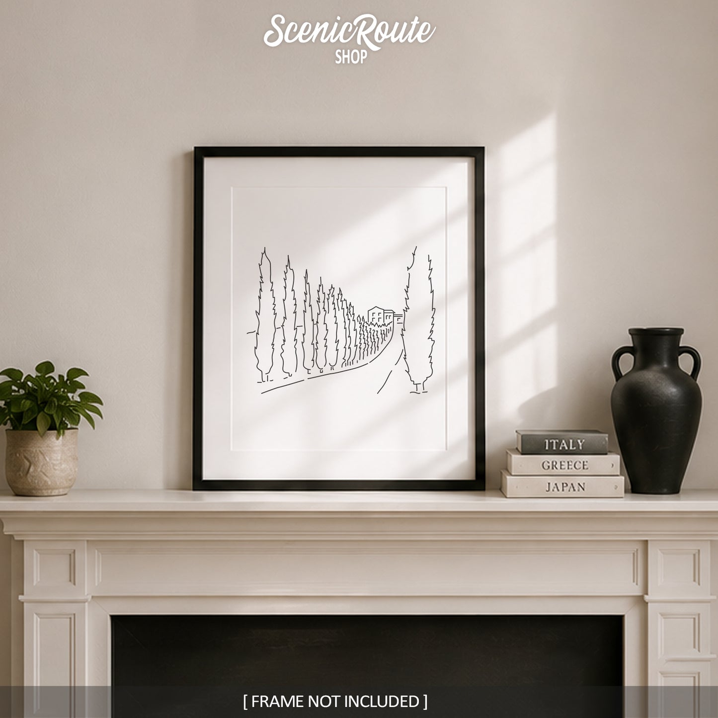 Italy Tuscany Drive Art Print
