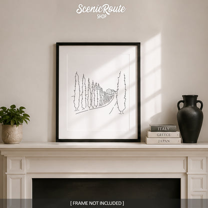Italy Tuscany Drive Art Print