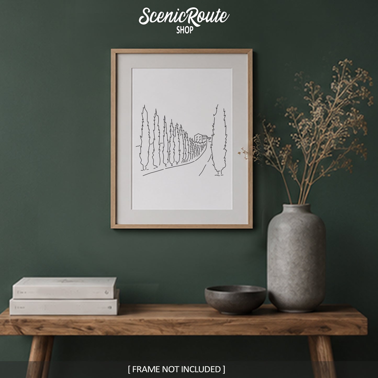 Italy Tuscany Drive Art Print