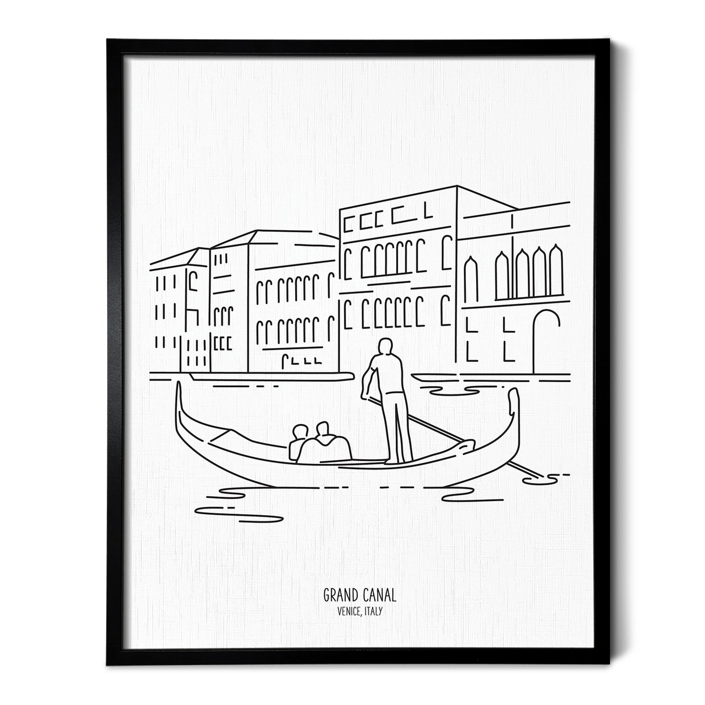 Italy Venice Grand Canal Gondola Art Print