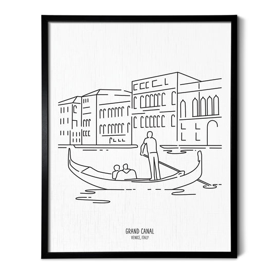 Italy Venice Grand Canal Gondola Art Print