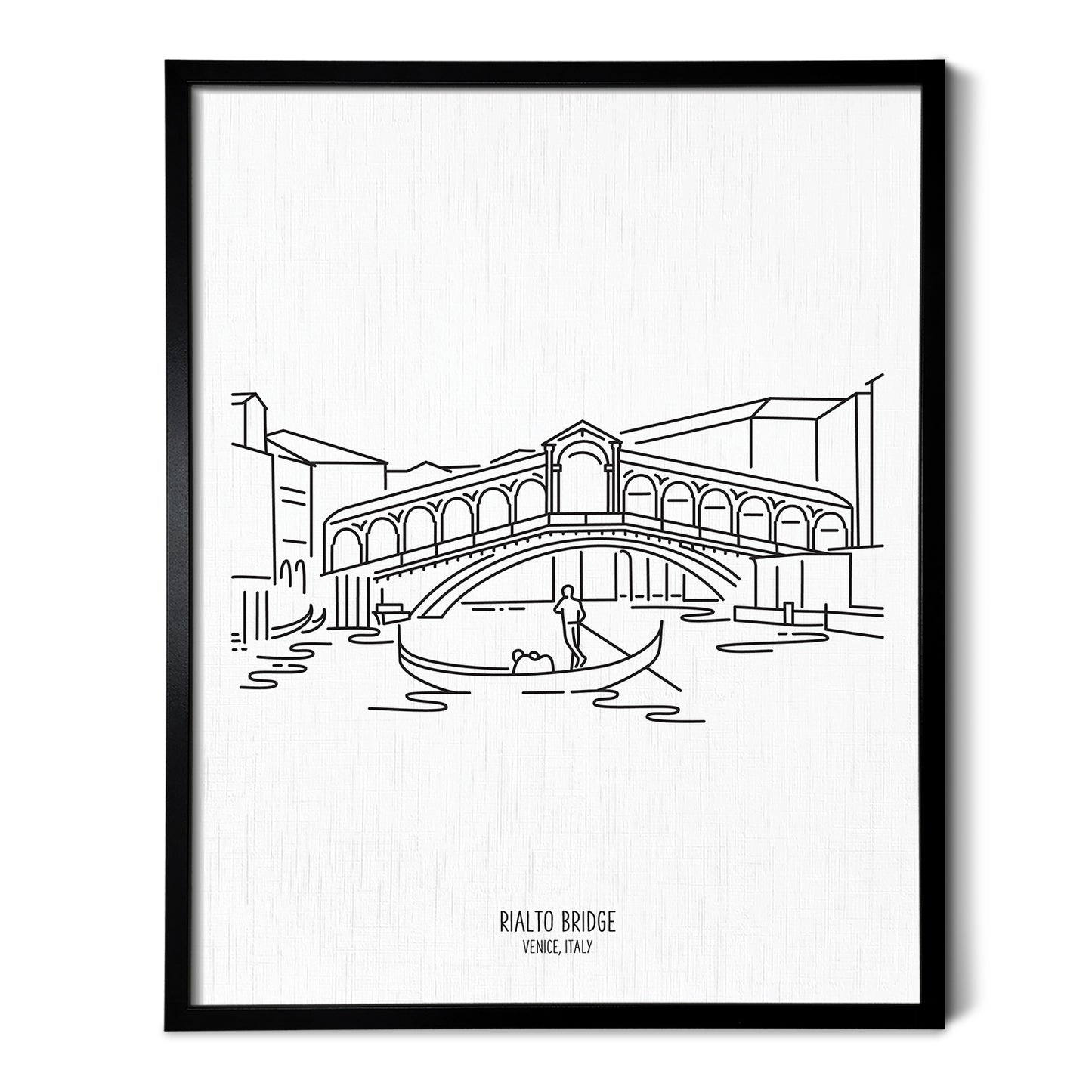 Italy Venice Rialto Bridge Art Print