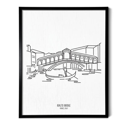 Italy Venice Rialto Bridge Art Print