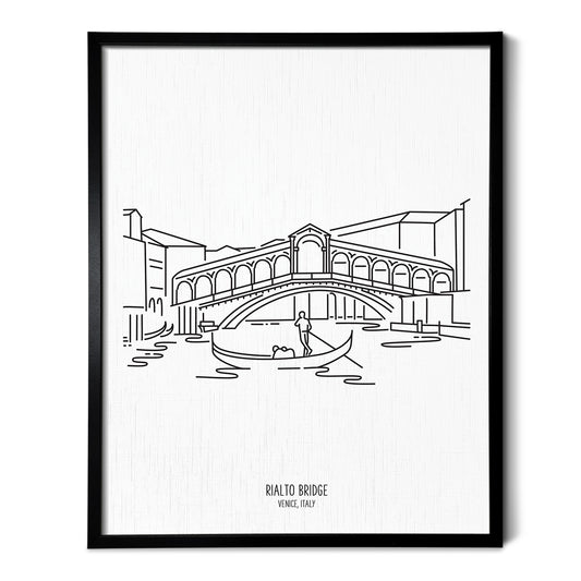 Italy Venice Rialto Bridge Art Print