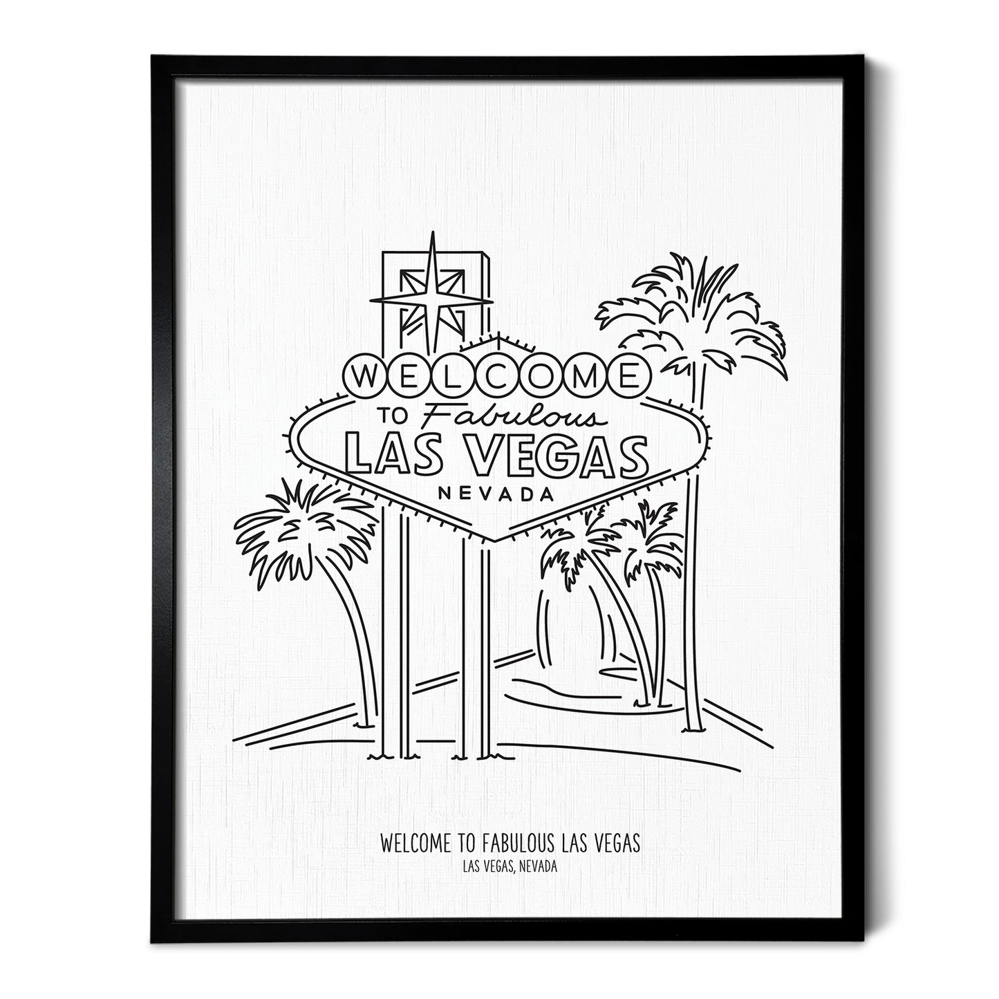 Las Vegas Sign Art Print