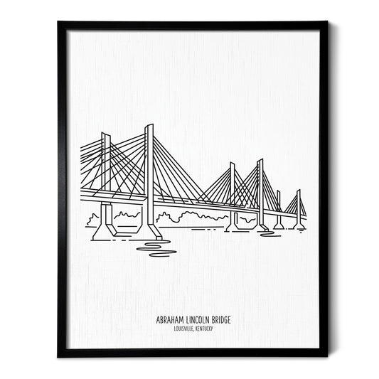 Louisville Abraham Lincoln Bridge Art Print