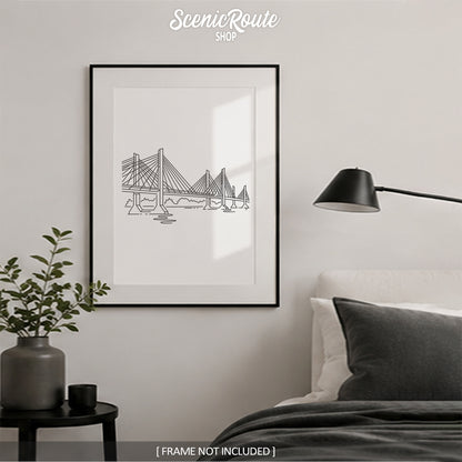 Louisville Abraham Lincoln Bridge Art Print