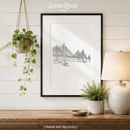 Louisville Abraham Lincoln Bridge Art Print