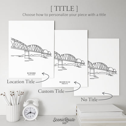 Louisville Big Four Bridge Art Print
