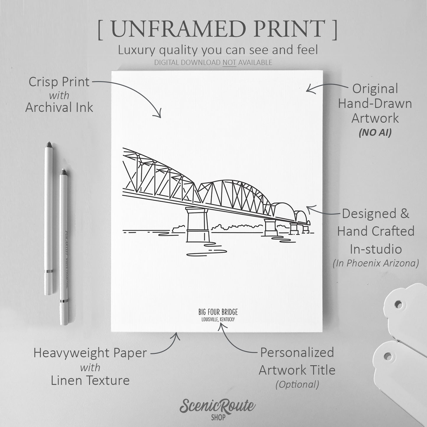 Louisville Big Four Bridge Art Print